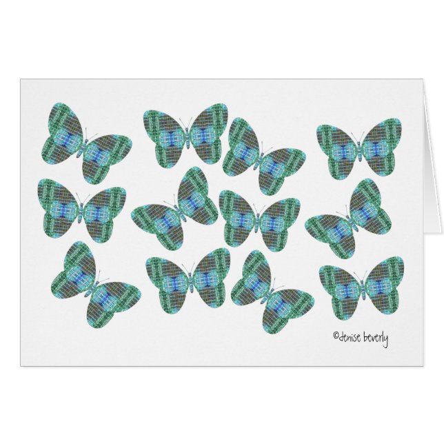 ジュエリドバタフライイラストレーション (正面横)