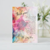 ジュエリドルクセンピンクプルプルグラモールカサンキューード サンキューカード (スタンド正面)