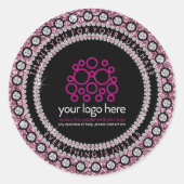 ジュエリーご購入ありがとうございます ラウンドシール (正面)