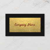 ジュエリーと宝石の名刺 名刺 (裏面)