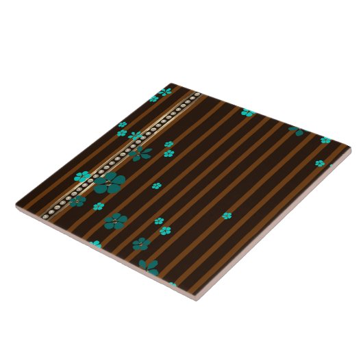 ジュエリーと花 タイル (側面)