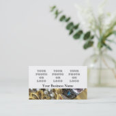 ジュエリーの写真のロゴのテンプレート 名刺 (スタンド正面)