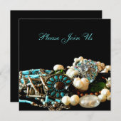 ジュエリーの博覧会ショーの招待状 招待状 (正面/裏面)