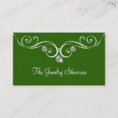 ジュエリーの名刺のデザイン 名刺 (正面)