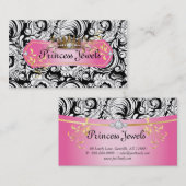 ジュエリーの名刺のファッションの王冠 名刺 (正面/裏面)