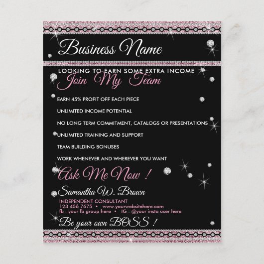 ジュエリーの最後の長気にい指示がチームに参加 チラシ (裏面)