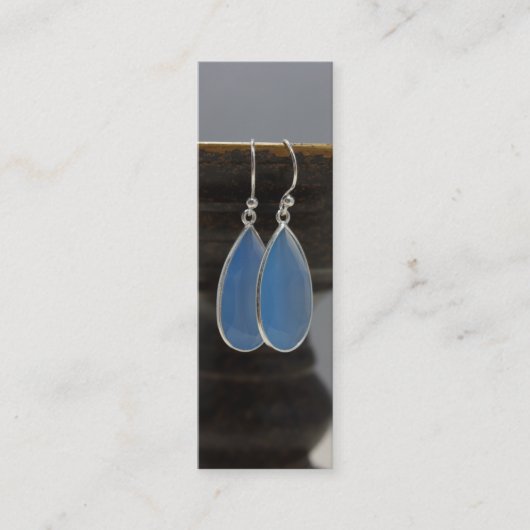 ジュエリーの細い名刺 スキニー名刺 (正面)