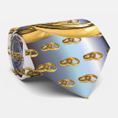 ジュエリーの結婚指輪 ネクタイ (ロール)