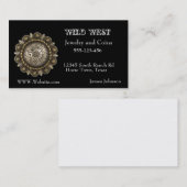 ジュエリーのConchoの西部のプリント 名刺 (正面/裏面)