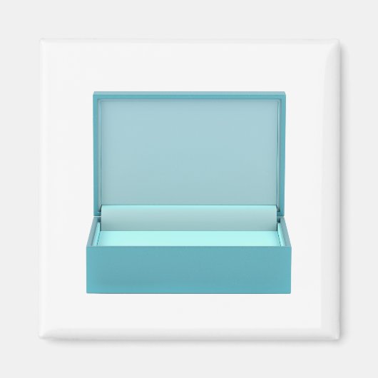 ジュエリーまたはギフト用の空の箱 マグネット (正面)