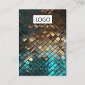 ジュエリーイヤリングネックレスブレスレットディスプレイカード 名刺 (正面)