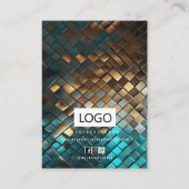 ジュエリーイヤリングネックレスブレスレットディスプレイカード 名刺 (裏面)