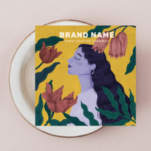 ジュエリーイヤリングホルダー植物花女性