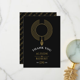 ジュエリーインスパイアフレーム（写真付き） サンキューカード