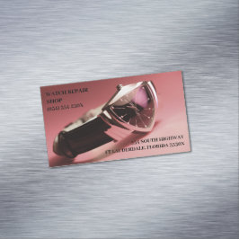 ジュエリーウォッチ修理ストアヴィンテージウォッチ マグネット名刺