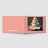 ジュエリーエレガントをテーマにした誕生日ゲストブック ゲストブック (全面)