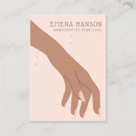 ジュエリーエレガントクラフターブレスレットハンドディスプレイカード 名刺