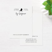 ジュエリーカスタムイヤリング表示カードテンプレート (デスク)