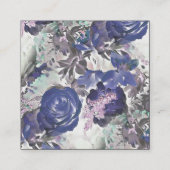 ジュエリーカスタムイヤリング表示カード スクエア名刺 (裏面)