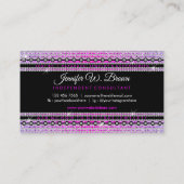 ジュエリーカスタムロゴ 名刺 (裏面)