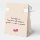 ジュエリーギフトボックス、手作りジュエリー用プロモーション フェイバーボックス (裏面サイド)