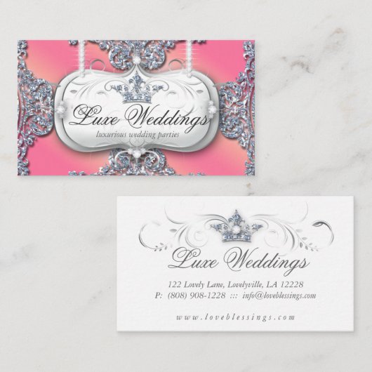 ジュエリークラウン(下にスクロールして200枚のカードを表示) 名刺 (正面/裏面)