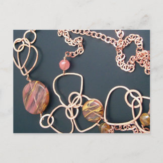 ジュエリーショーの招待状 インビテーションポストカード