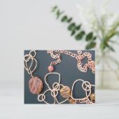 ジュエリーショーの招待状 インビテーションポストカード (スタンド正面)