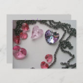 ジュエリーショーの招待状 インビテーションポストカード (正面/裏面)