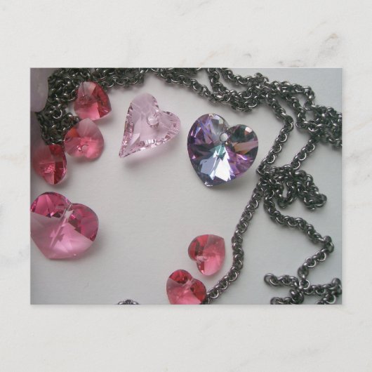 ジュエリーショーの招待状 インビテーションポストカード (正面)