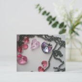 ジュエリーショーの招待状 インビテーションポストカード (スタンド正面)