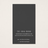 ジュエリーシンプルイヤリングディスプレイグレーカード (裏面)