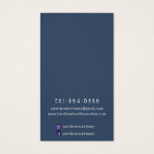 ジュエリーシンプルイヤリングディスプレイブルーカード (裏面)