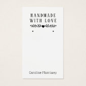 ジュエリーシンプルイヤリング表示グリーンカード (正面)