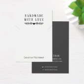 ジュエリーシンプルネックレスディスプレイグレーカード (デスク)