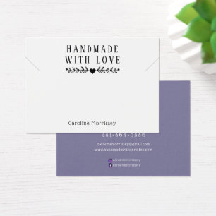 ジュエリーシンプルネックレスディスプレイパープルカード