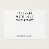 ジュエリーシンプルネックレスディスプレイパープルカード (正面)