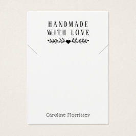 ジュエリーシンプルネックレスディスプレイパープルカード