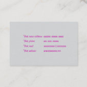 ジュエリーストアロゴ 名刺 (裏面)