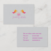 ジュエリーストアロゴ 名刺 (正面/裏面)