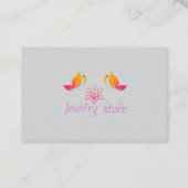ジュエリーストアロゴ 名刺 (正面)