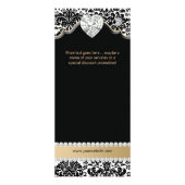 ジュエリーダマスクベージュフローラサロンスパファッション ラックカード (裏面)