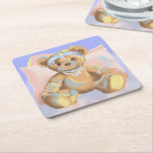 ジュエリーテディコースター スクエアペーパーコースター (アングル)