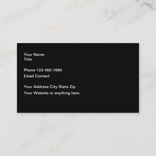 ジュエリーテーマ名刺デザイン 名刺 (裏面)