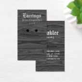 ジュエリーディスプレイカードオークウッドブラック (デスク)