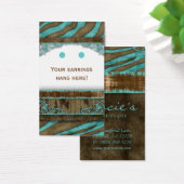 ジュエリーディスプレイカードキュートゼブラウェスタン (デスク)