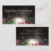 ジュエリーデザイカラフルナーダイヤモンドスタイルカード 名刺 (正面/裏面)