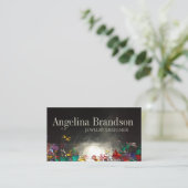 ジュエリーデザイカラフルナーダイヤモンドスタイルカード 名刺 (スタンド正面)