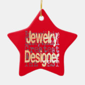 ジュエリーデザイナーエクストラナリティ セラミックオーナメント (正面)