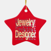 ジュエリーデザイナーエクストラナリティ セラミックオーナメント (裏面)